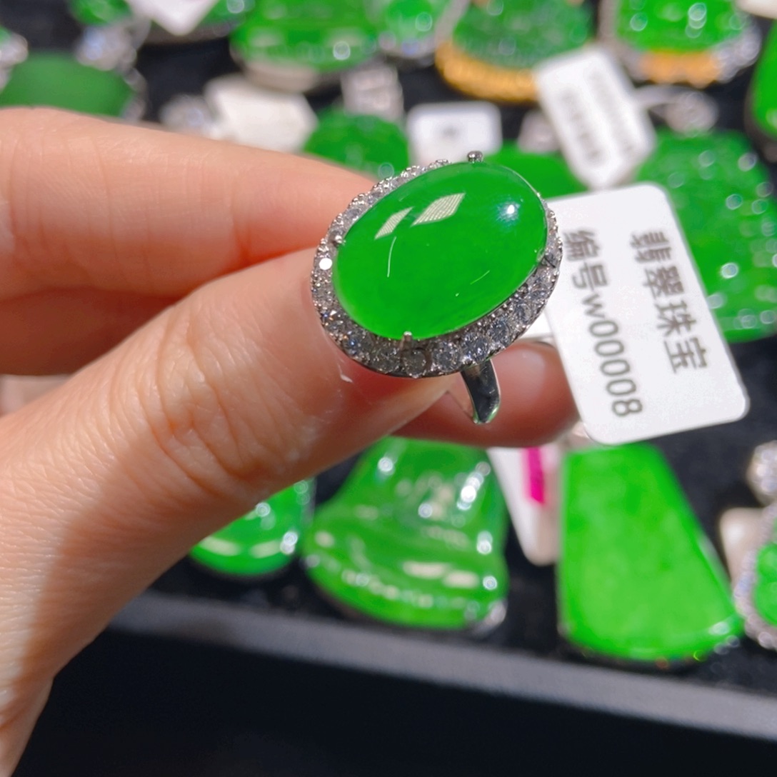 翡翠吊坠(不含链)银S925镶嵌