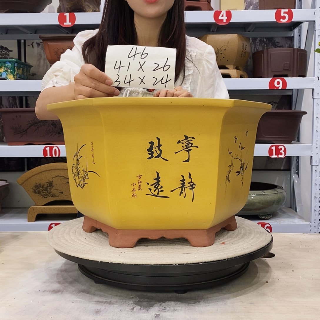 紫砂花盆紫砂花盆