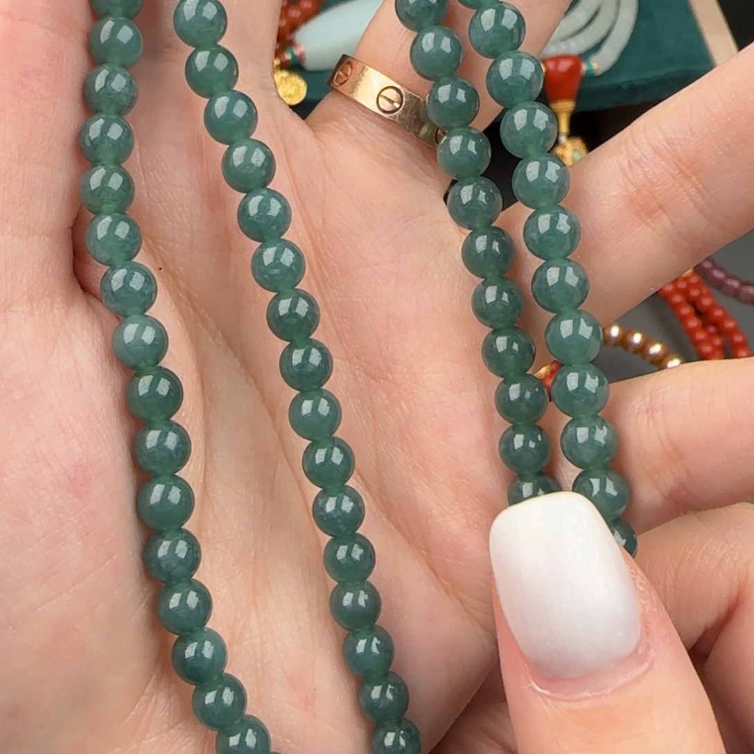 M****翡翠未镶嵌颈饰11