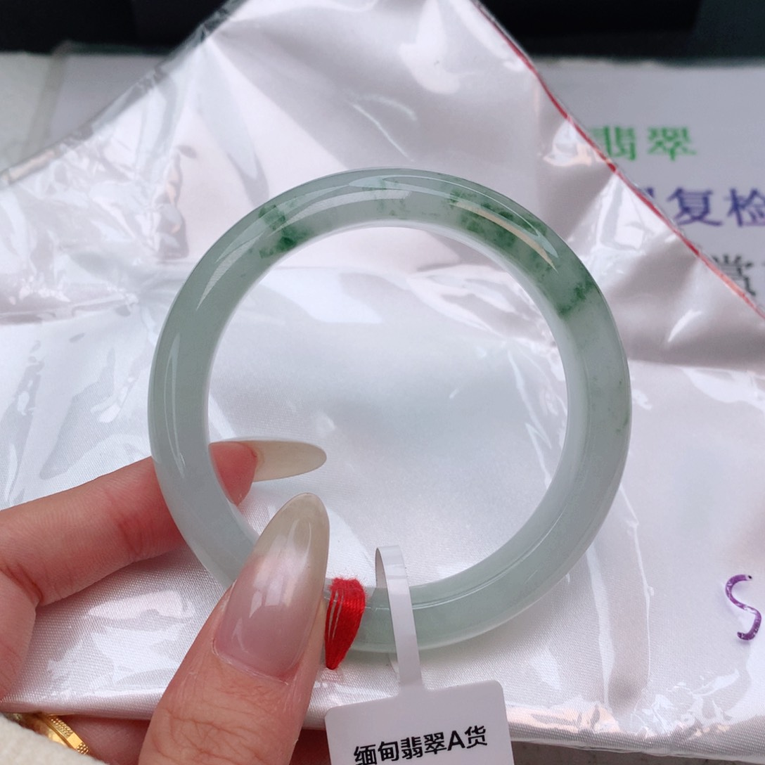 未镶嵌手镯翡翠2210 正圈53