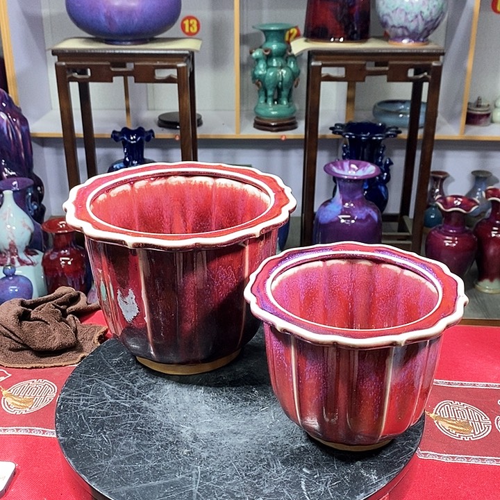 瓶中国神垕精品钧瓷