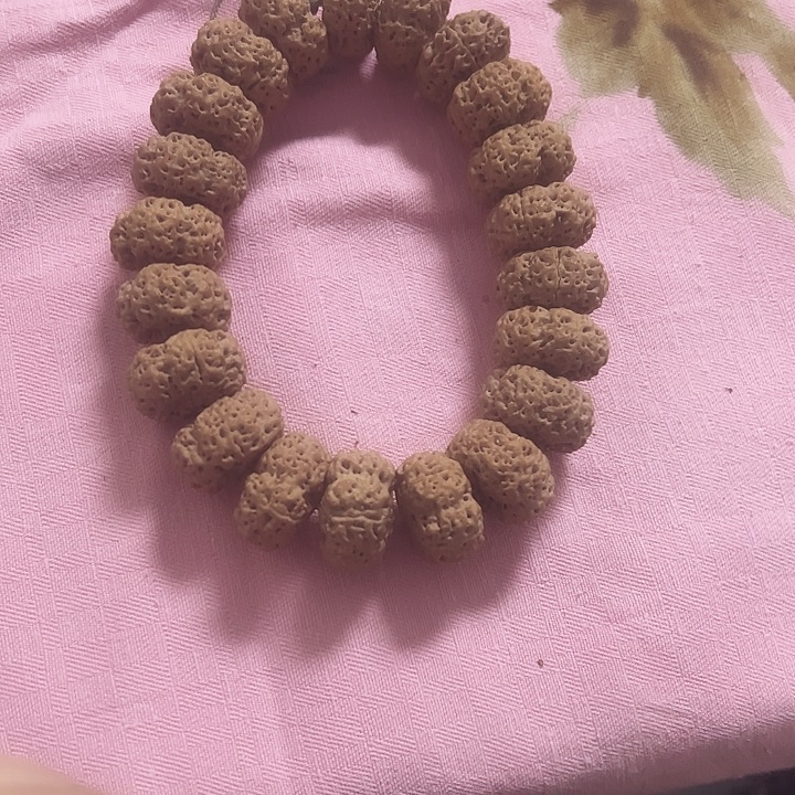帛***君吊坠金刚菩提梁梅花夹板