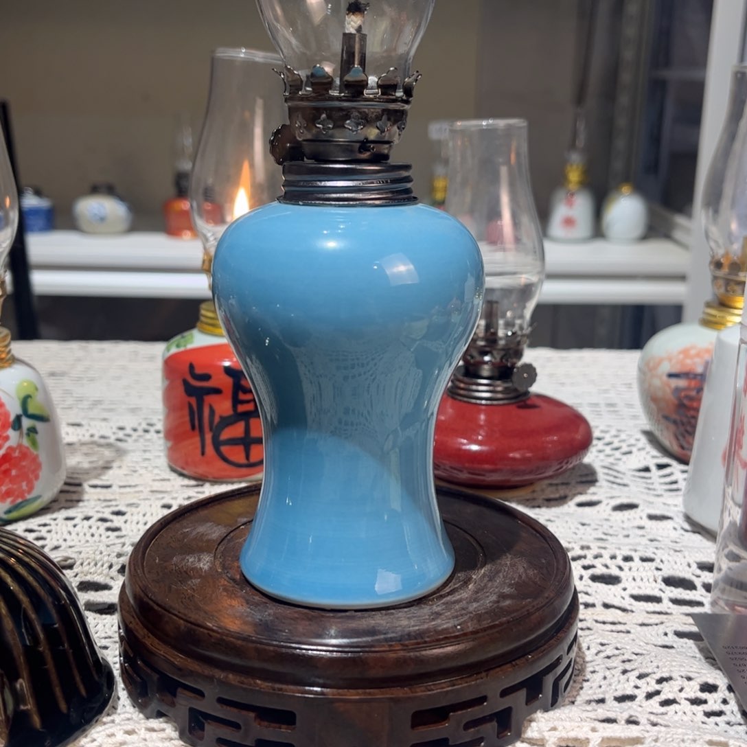 摆件景德镇陶瓷香薰灯