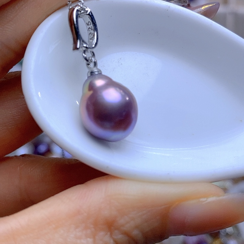 【闪购商品】淡水珍珠吊坠合金