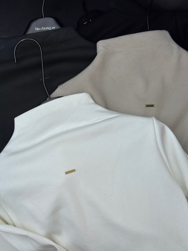 1304新宠儿中领贴片基础款打底上衣