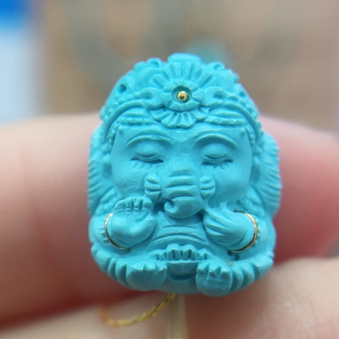 未镶嵌绿松石珠宝奇石