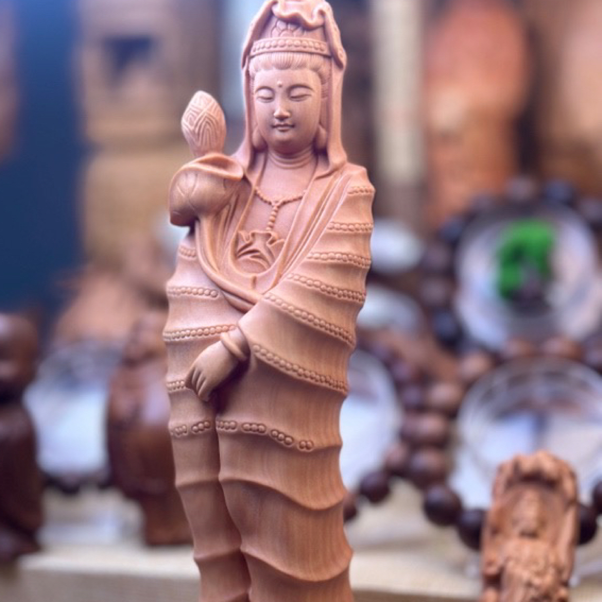 《印度正区迈索尔老山檀》叶子观音