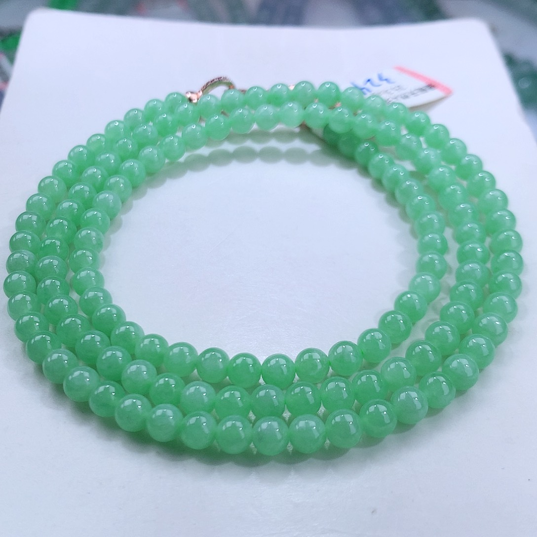 翡翠手链未镶嵌卡5