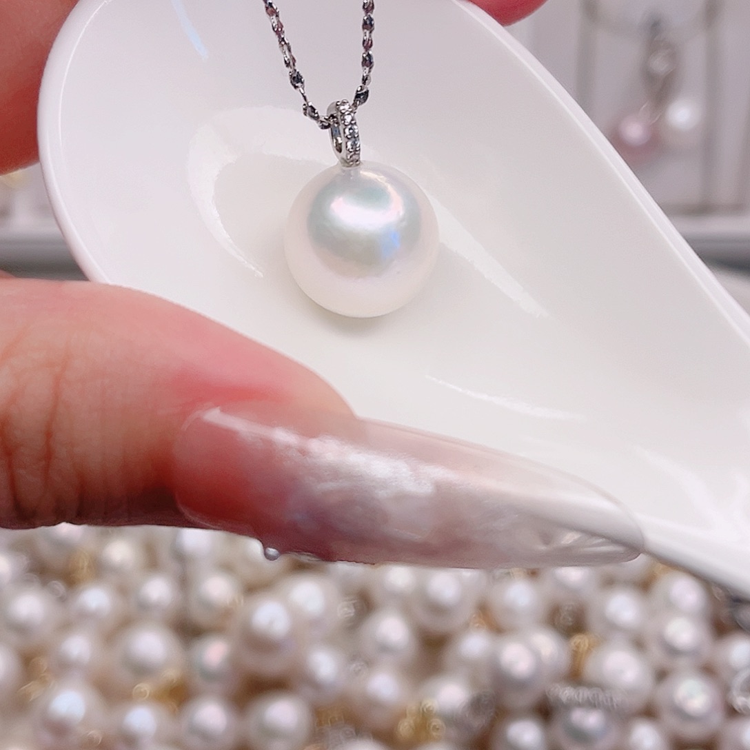 未镶嵌淡水珍珠吊坠(赠链)