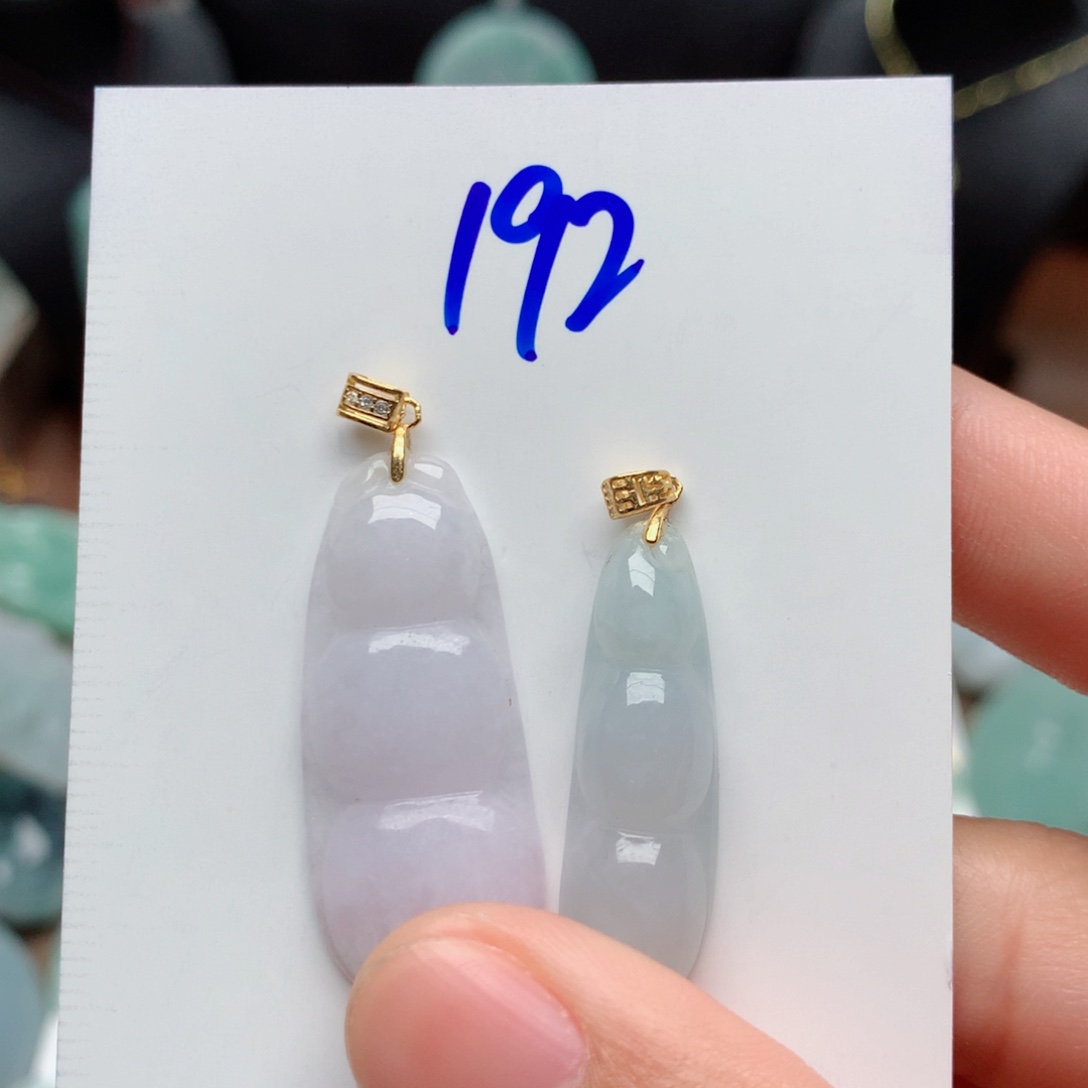 翡翠颈饰银S925镀金镶嵌吊坠