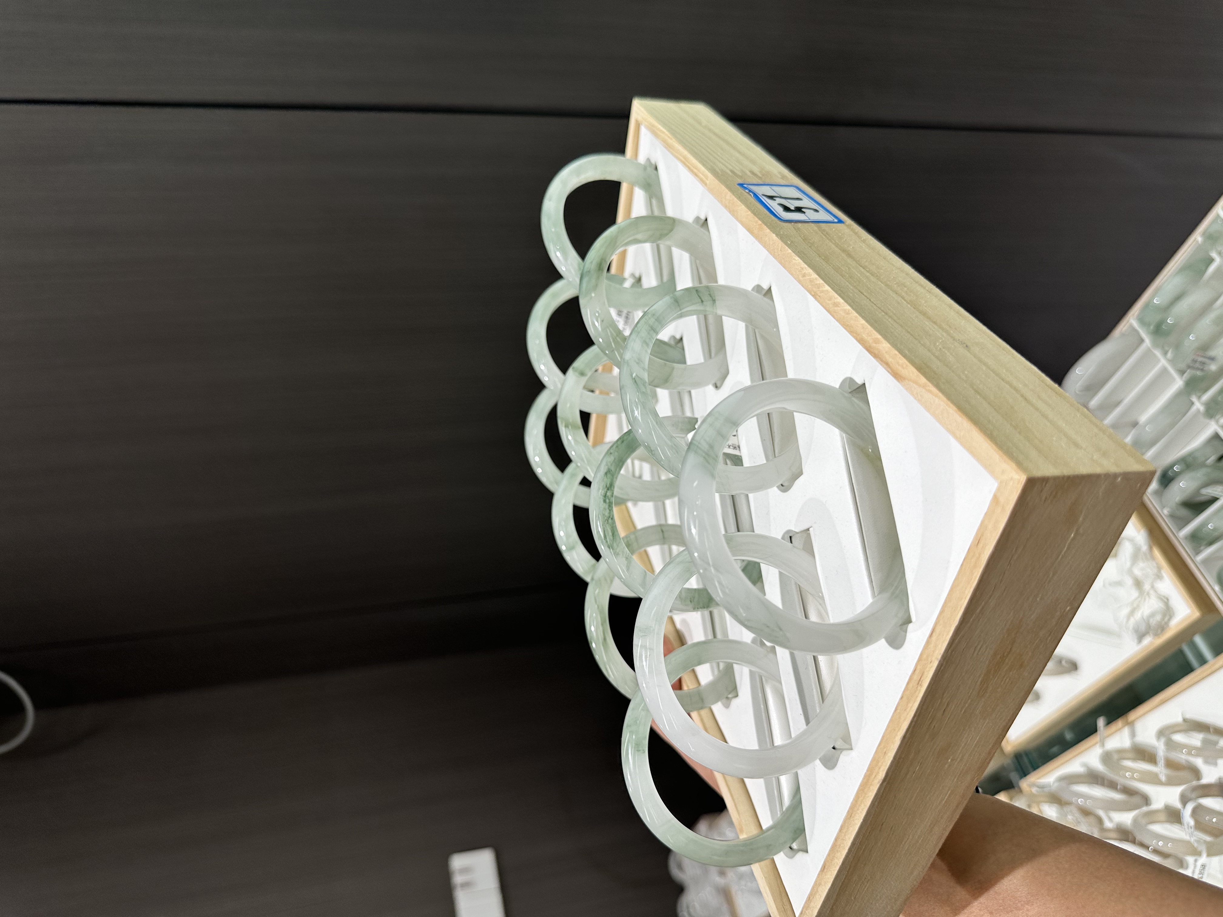非金属布艺手镯 福利款尾货玉石天山翠手镯高品质