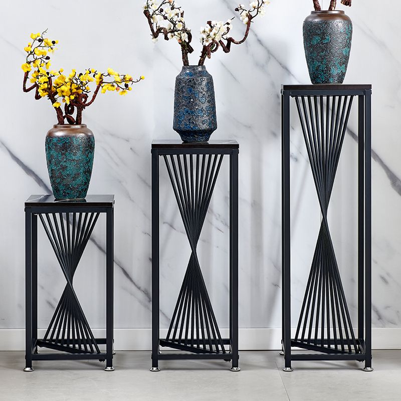 花架子北欧客厅简约现代轻奢置物架落地式室内铁艺摆件架网红花架