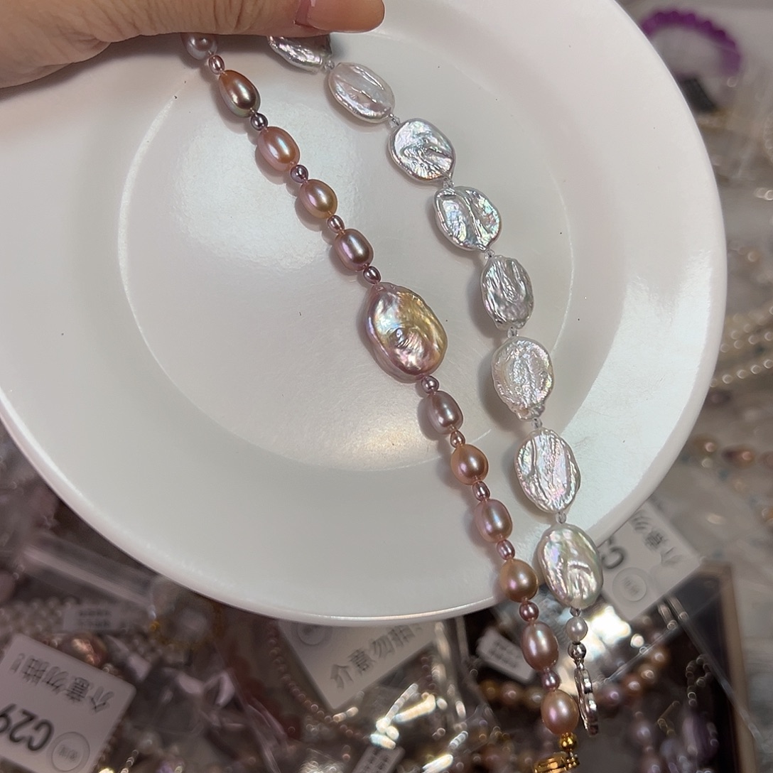 合金设计款珠宝淡水珍珠