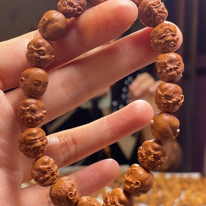 手串/手链橄榄核龙纹桃核