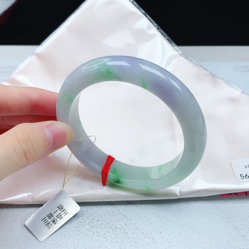 【闪购商品】翡翠手镯未镶嵌缅甸天然a货手镯56