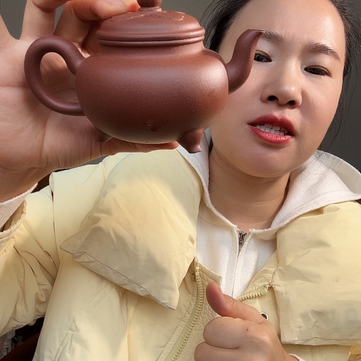 茶壶紫砂紫泥大彬如意240cc