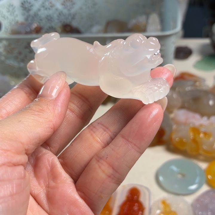 玛瑙/玉髓未镶嵌吊坠(不含链)