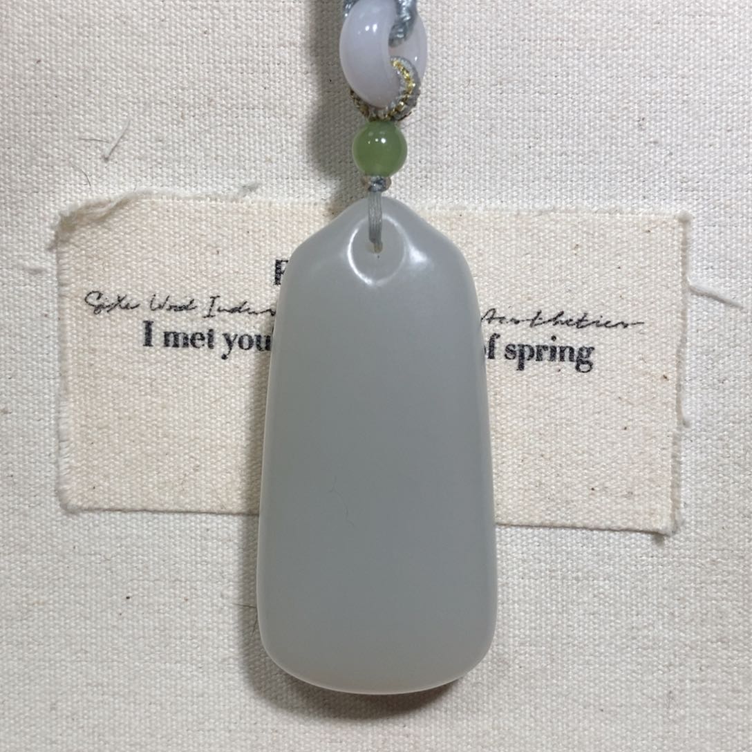 和田玉（糖玉）颈饰未镶嵌