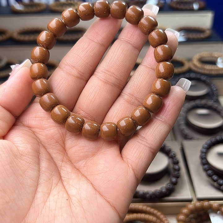 椰蒂手串109直切实心紫金鼠单