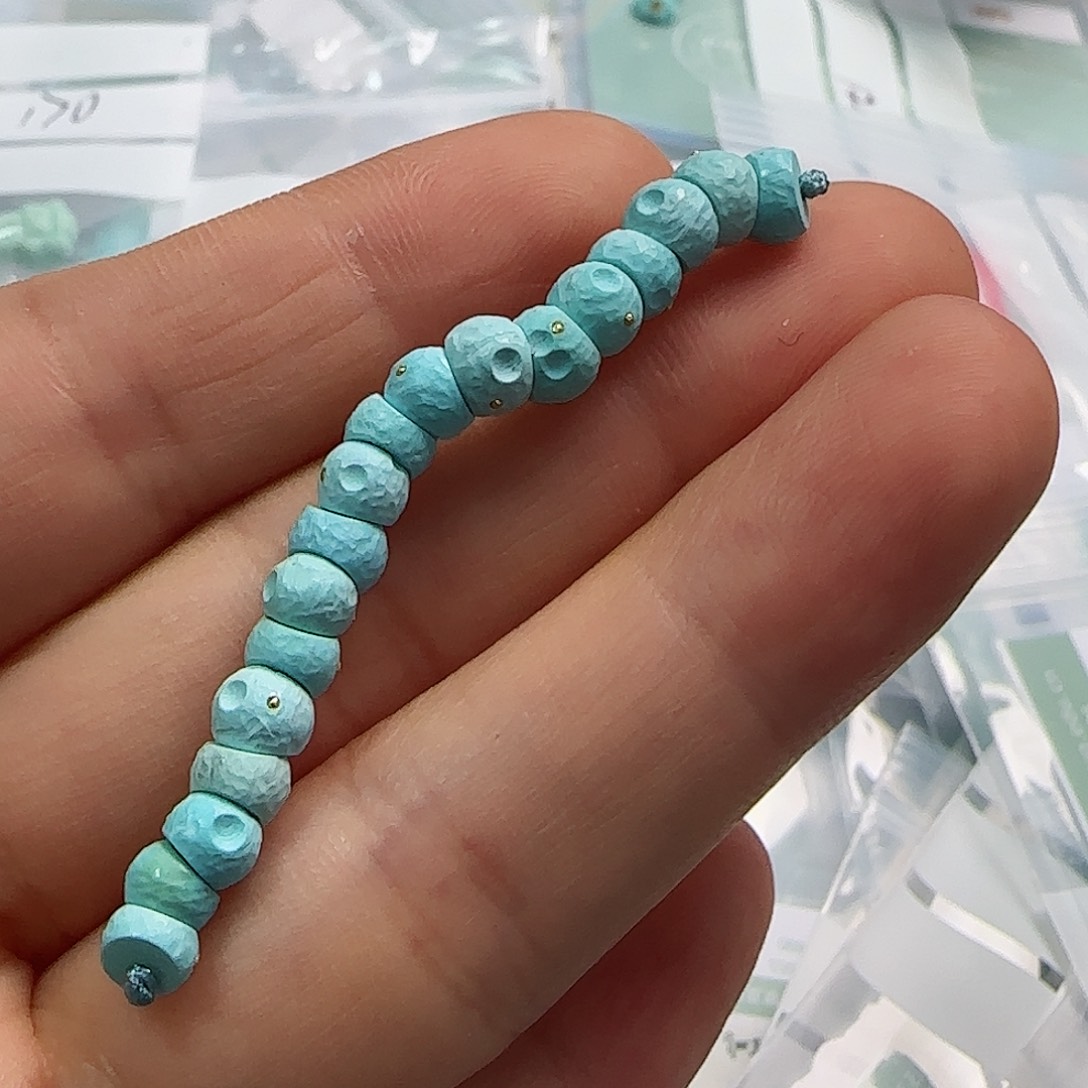 绿松石珠宝半成品未镶嵌