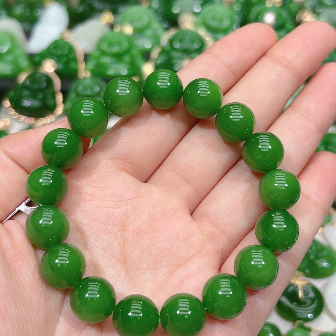 和田玉（碧玉）手串未镶嵌