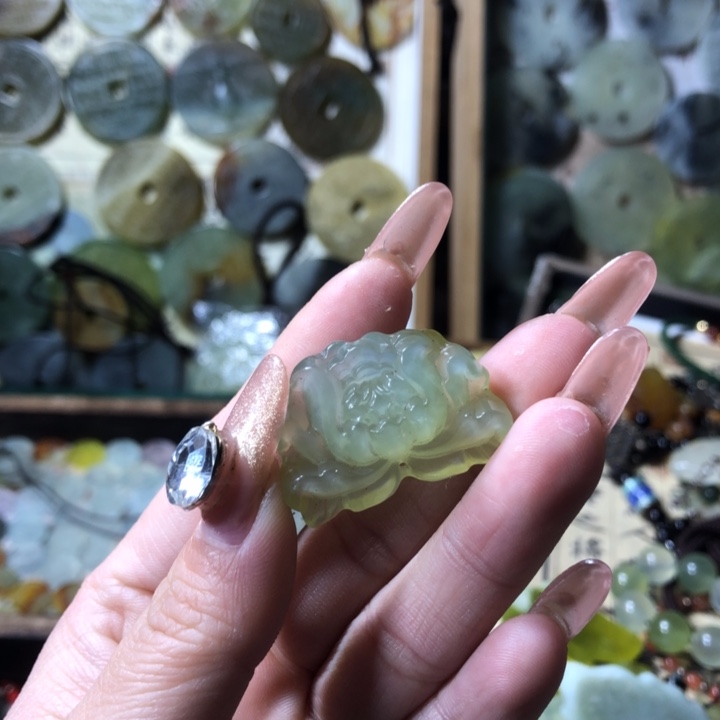 岫玉岫玉挂件未镶嵌