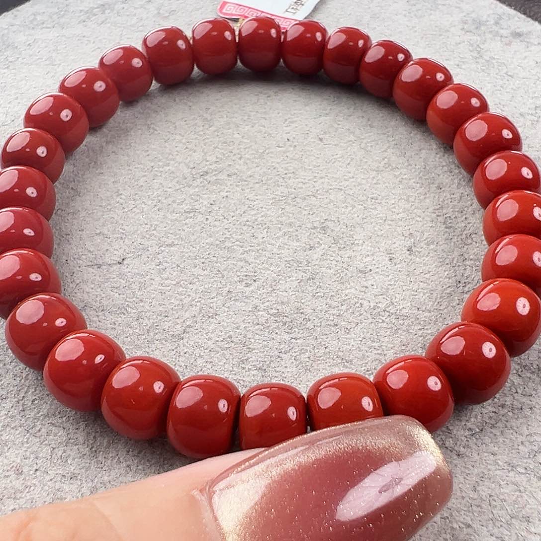 南红玛瑙手串未镶嵌