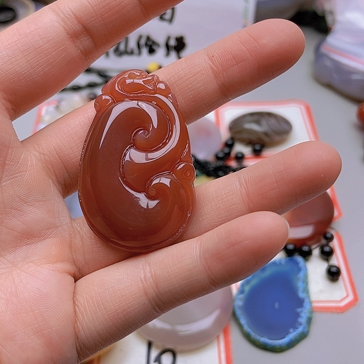 【闪购商品】玛瑙/玉髓珠宝半成品未镶嵌平*，