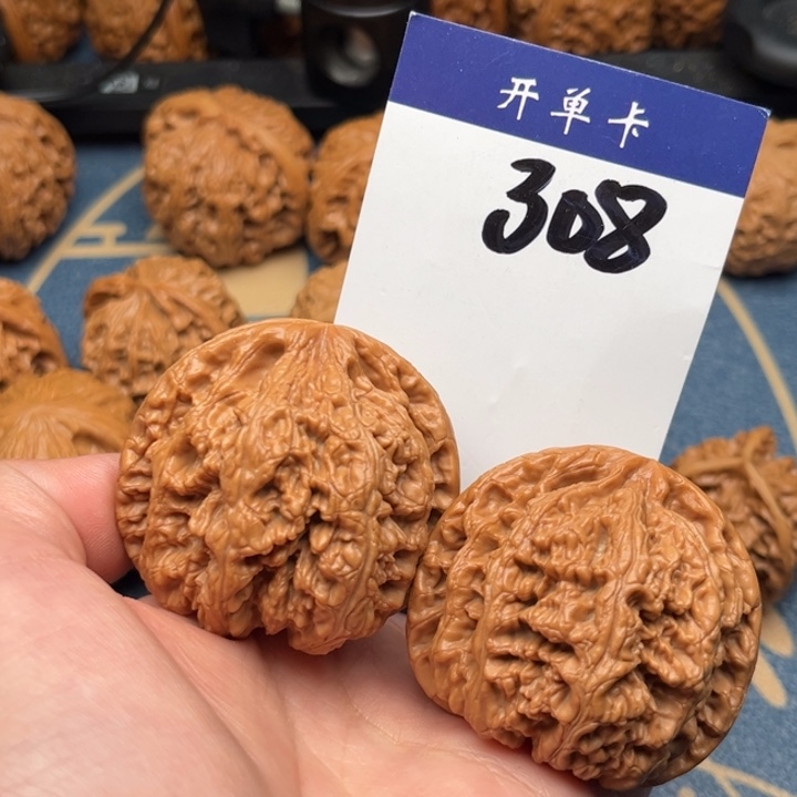 文玩核桃吊坠粗筋 48精修 308