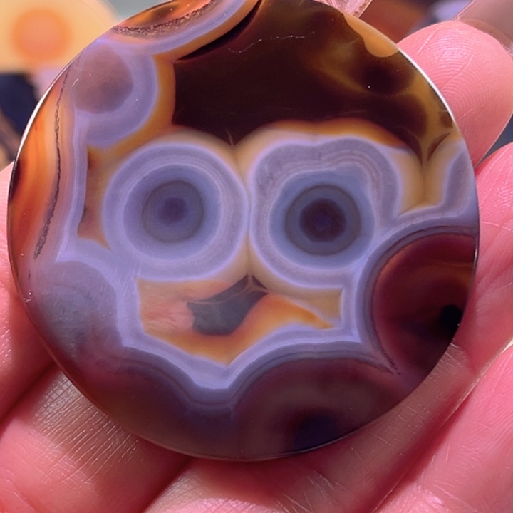 半***夏玛瑙/玉髓合金颈饰