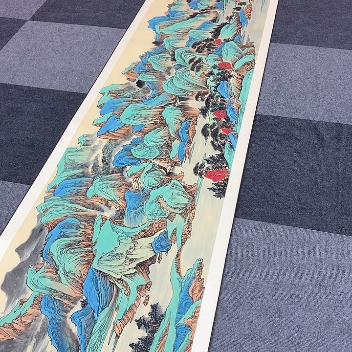 国画黄春香国画作品山水9500/70