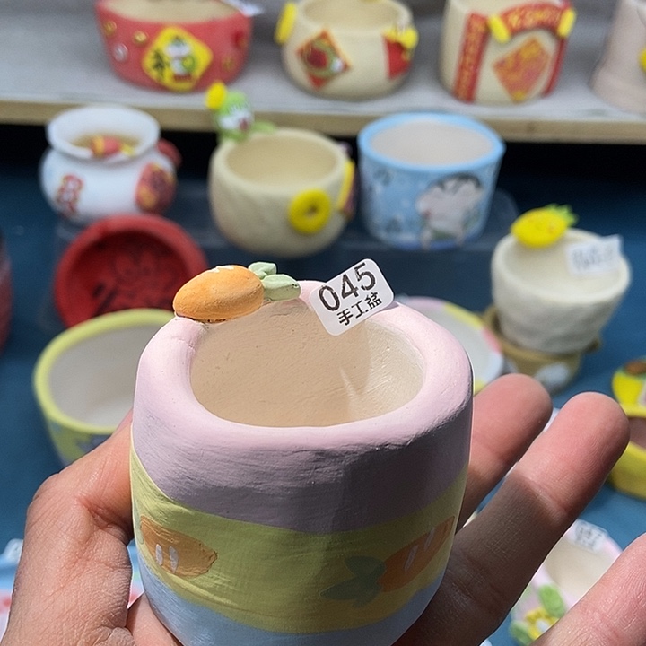 红陶45 1.15 手工盆接图定制