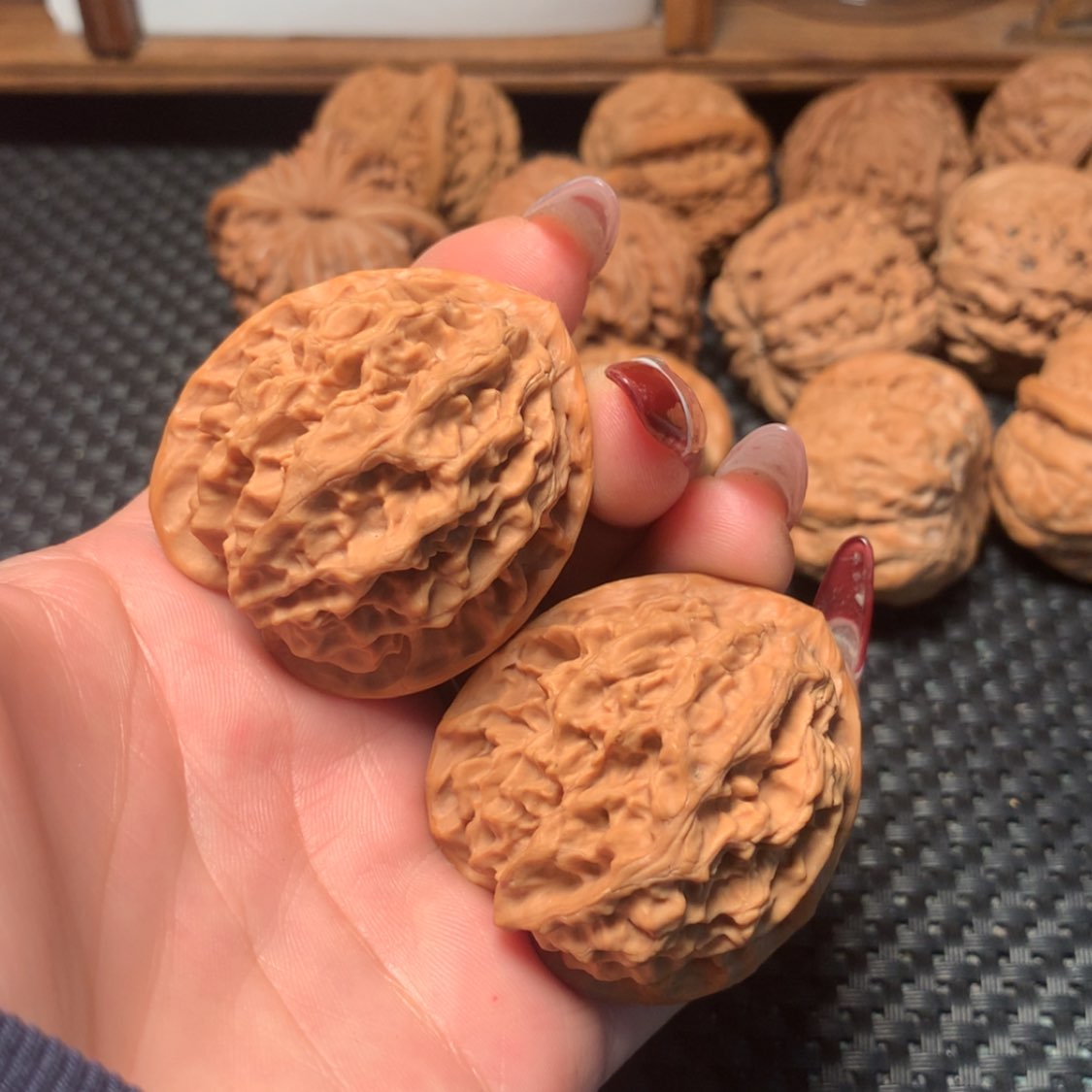 【闪购商品】文玩核桃吊坠京吧对