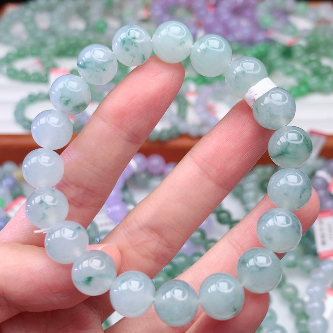 翡翠手链未镶嵌翡翠10mm