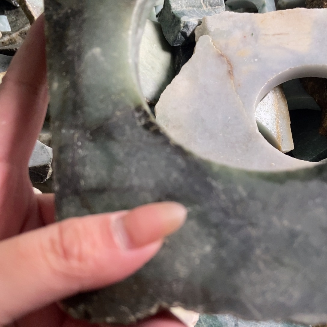 翡翠未镶嵌挂件天然翡翠