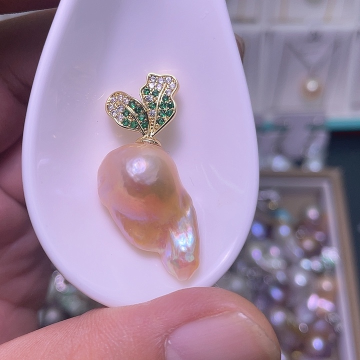 颈饰合金淡水珍珠42
