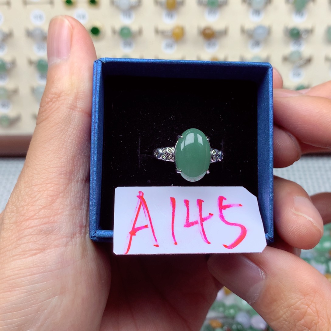 未镶嵌戒指翡翠兰*缅甸翡翠戒指