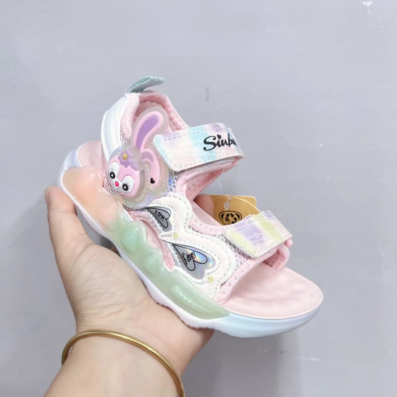 女宝中大童夏季新款沙滩凉鞋休闲凉鞋2268（北东）