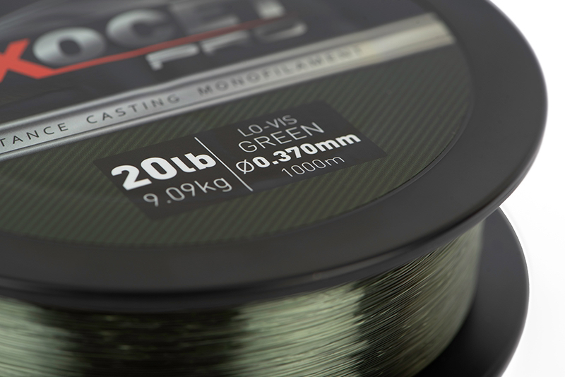 FOX签约钓手小雨同款 飞鱼单丝柔韧高磨损阻力好1000米鱼线绿橙色