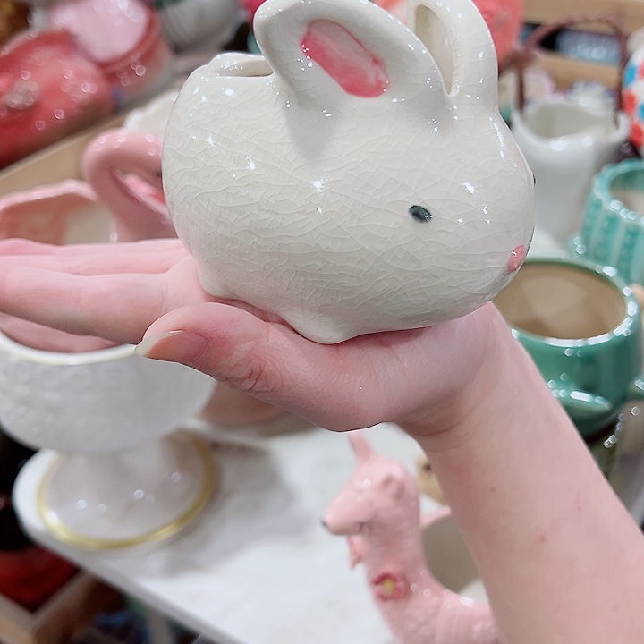 有孔，凑单福利满10元发货陶瓷多肉花盆！