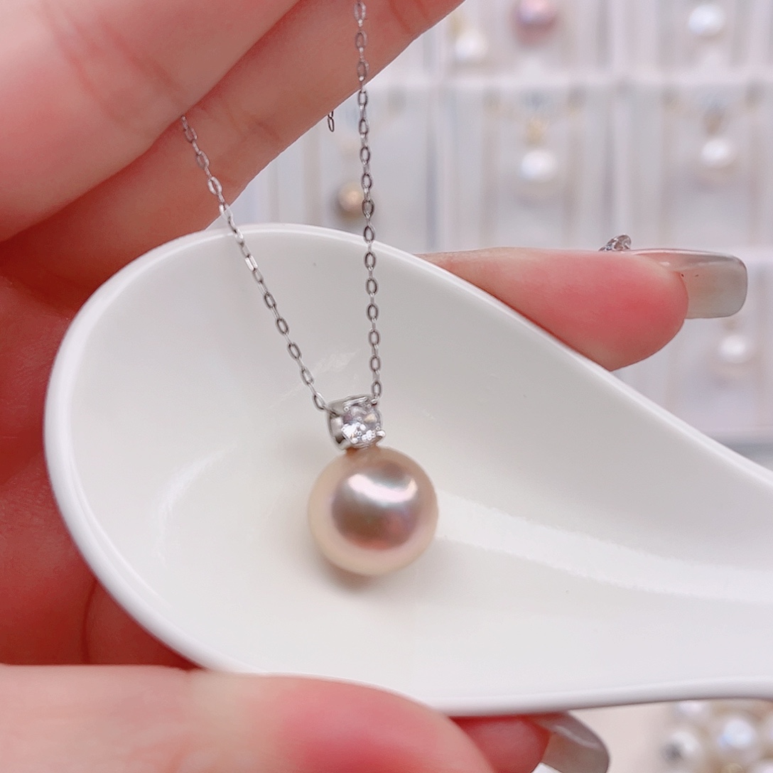 淡水珍珠未镶嵌吊坠(赠链)