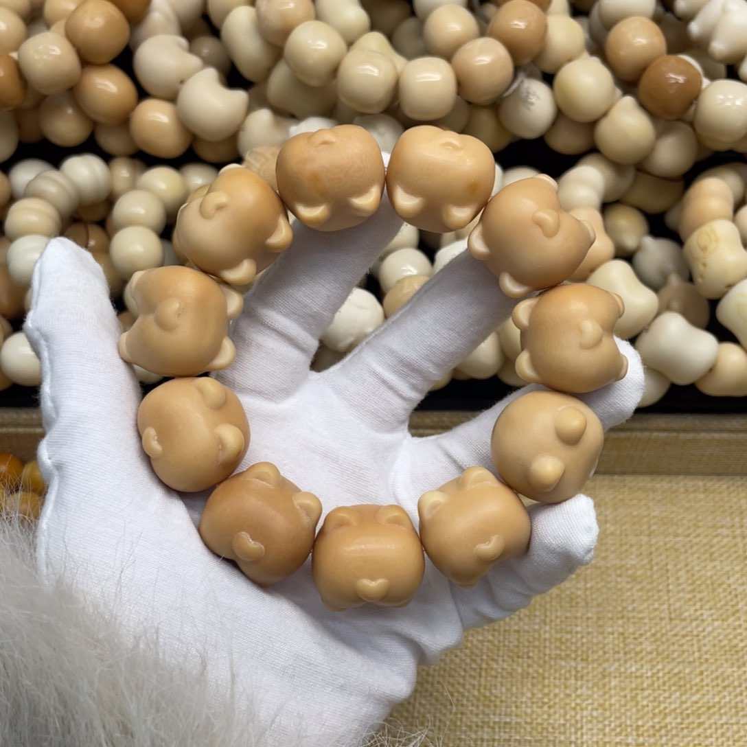 菩提根/象牙果吊坠23+干磨牙果风化柯基171