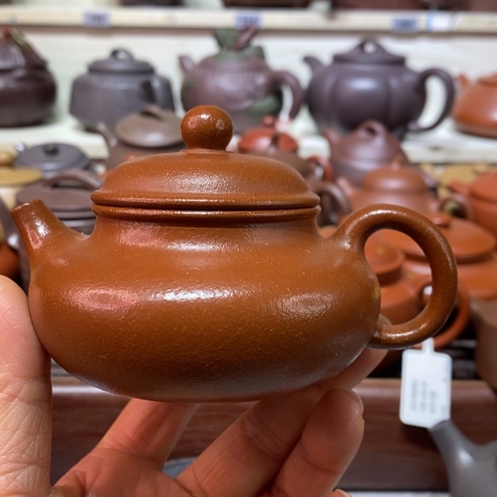 大***9茶壶紫砂微瑕处理一把