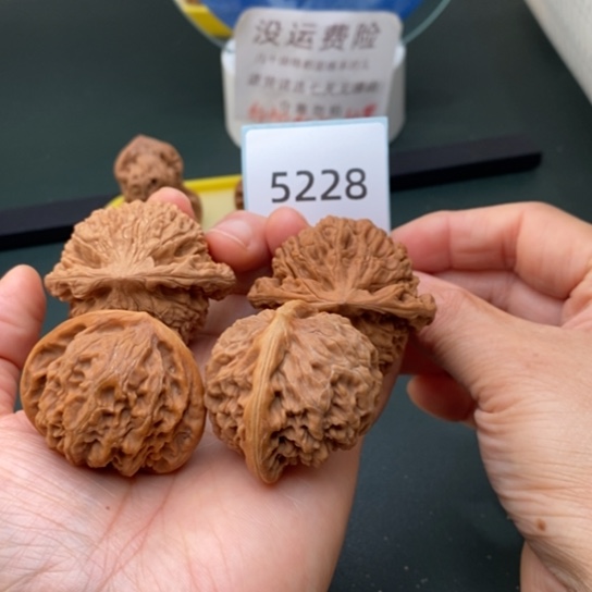把件文玩核桃宫灯官帽5228