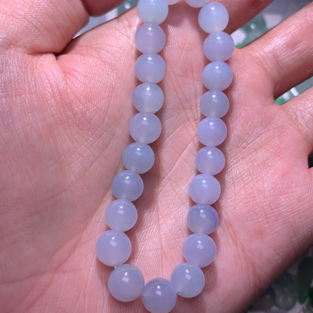 定制翡翠未镶嵌J***y翡翠手串