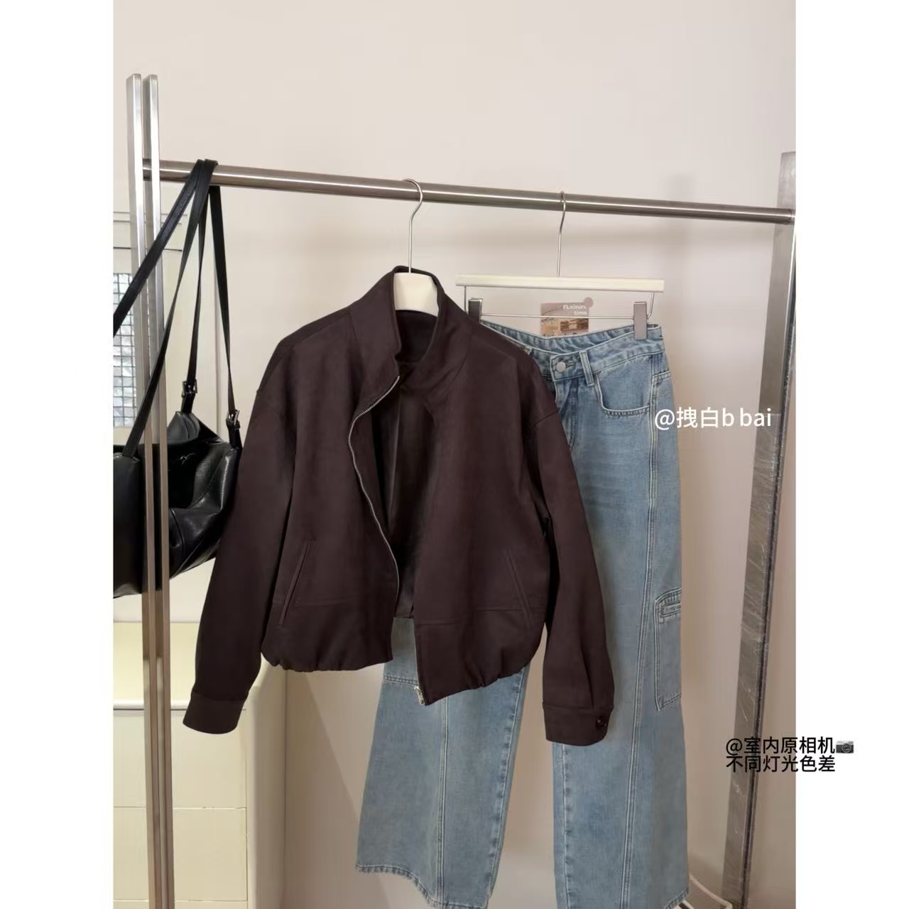 【拽白bbai】“爱丁堡”短款秋冬季翻领秋季开衫女装时尚复古短外套女