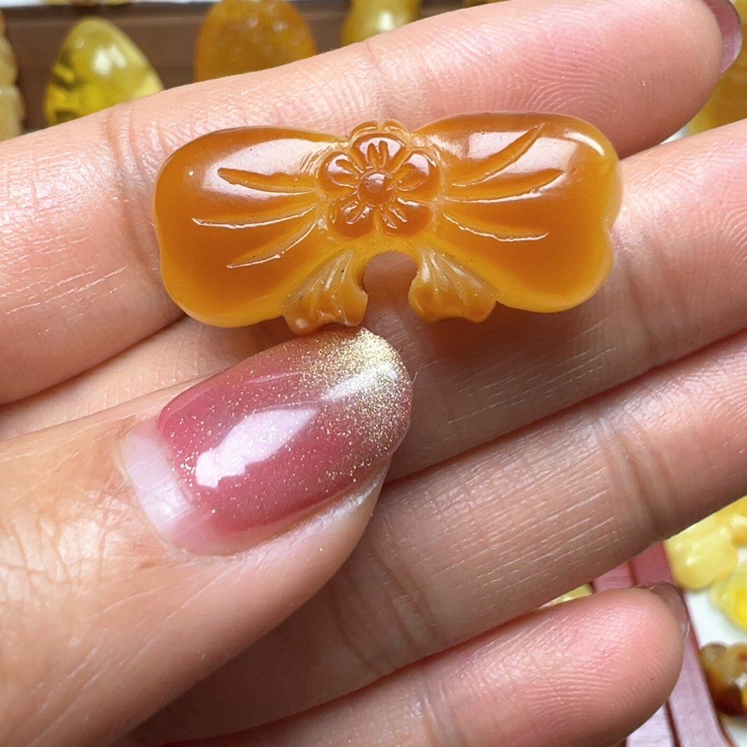 琥珀吊坠(不含链)未镶嵌
