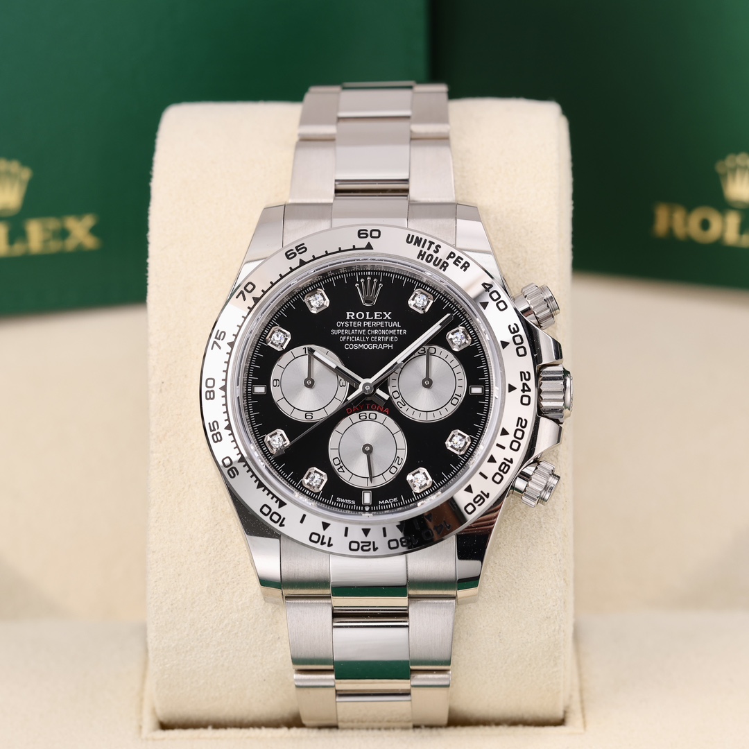 99新 Rolex/劳力士 126509 黑面 钻刻 40mm 2025年1月保卡