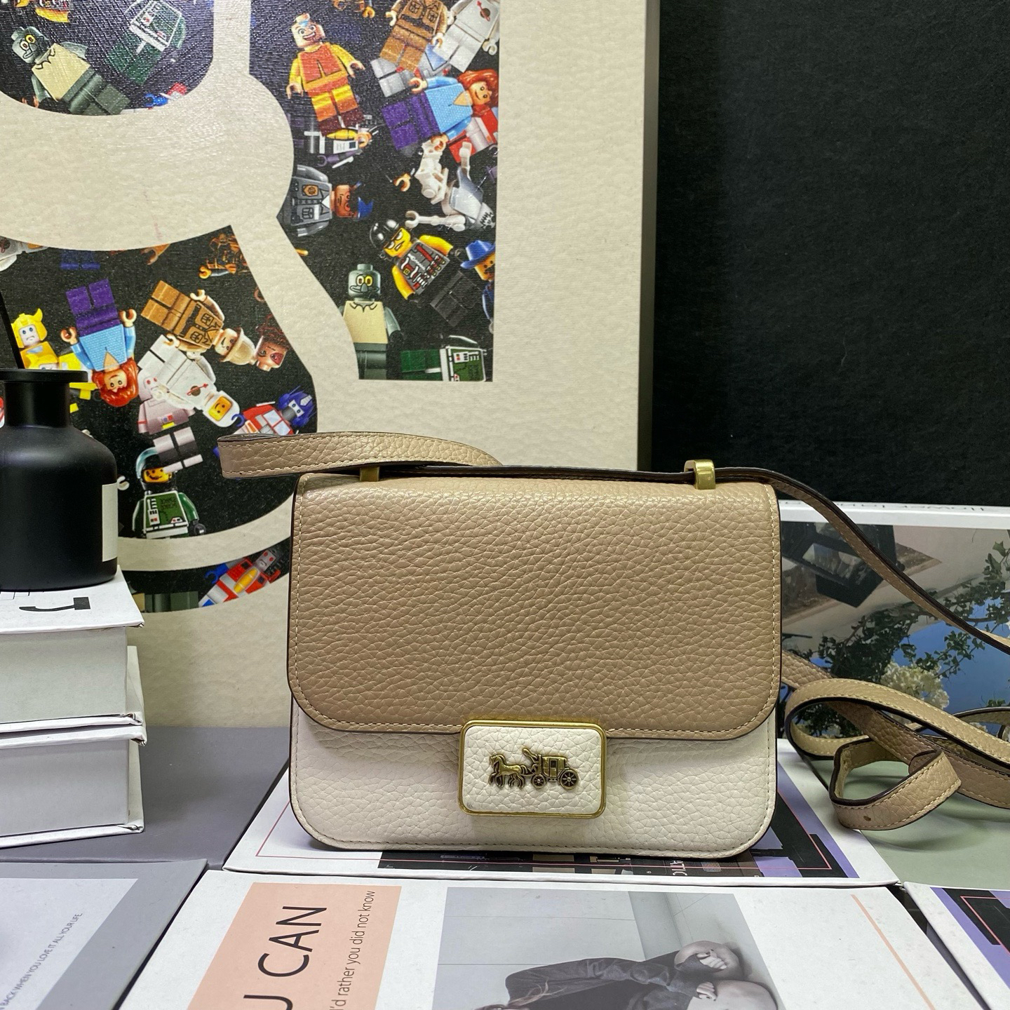 95新 COACH/蔻驰 23198斜挎包18*14