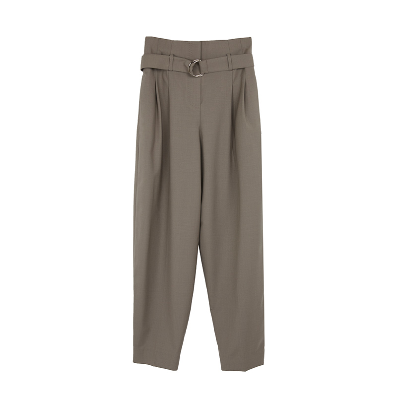 D字扣腰带锥形裤PK8950